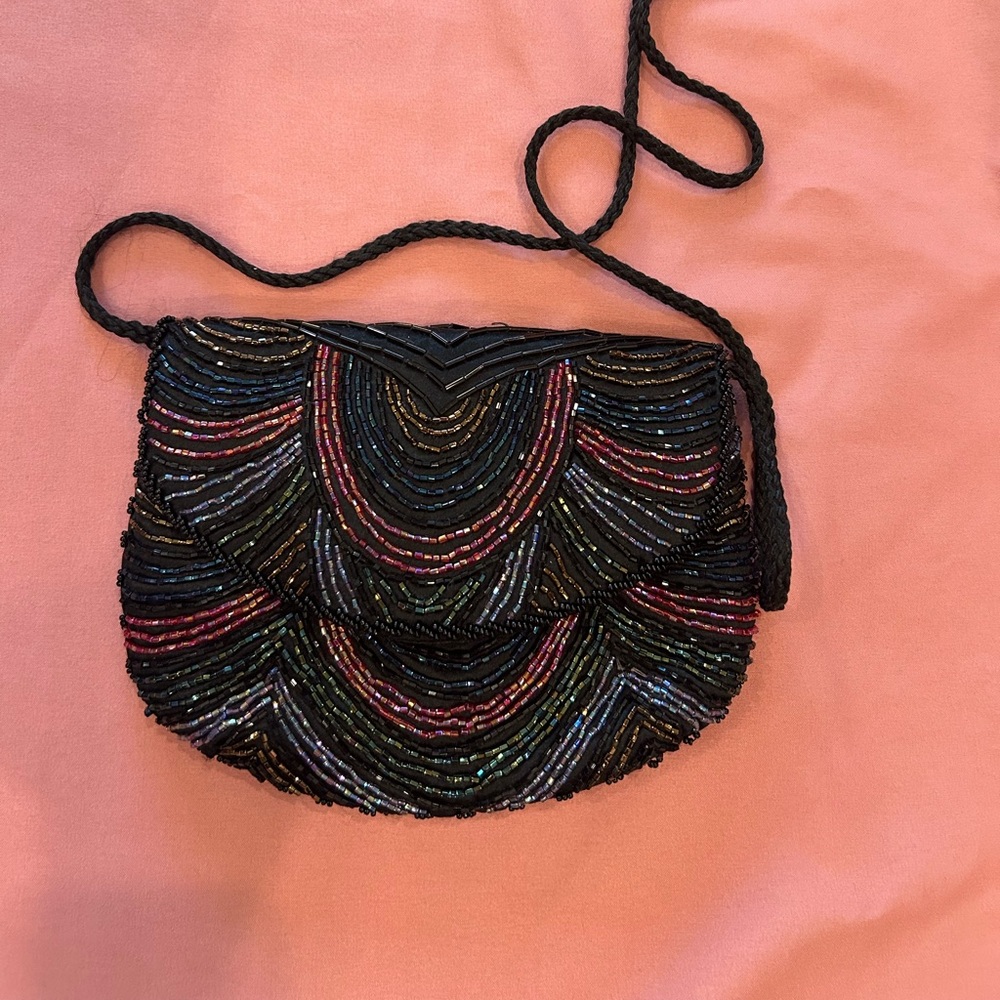 Vintage Beaded Evening Purse - EUC